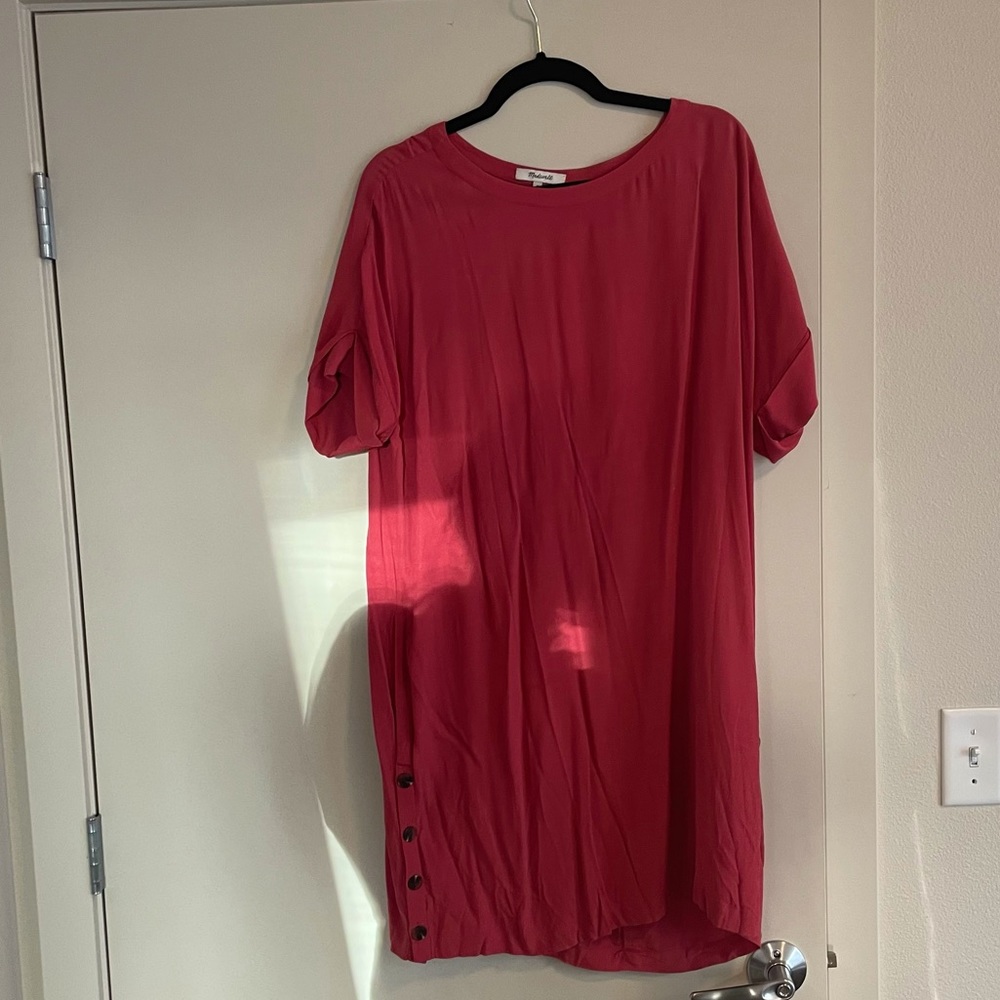 Coral Madewell Shift Dress
